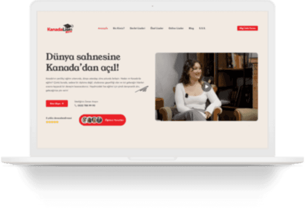 kanada lise wordpress web sitesi tasarimi