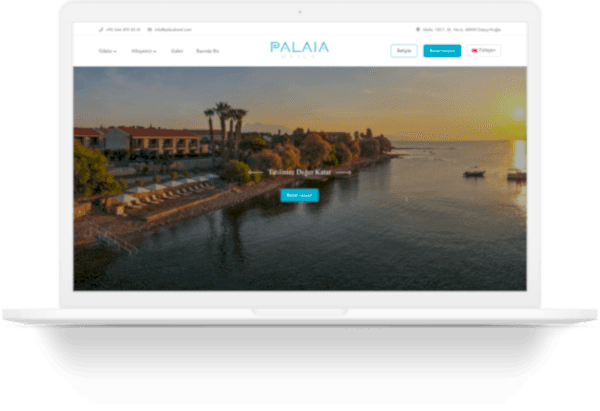 palaia hotel wordpress website tasarimi