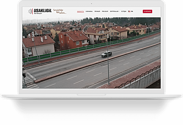 usakligil ses bariyeri wordpress web site tasarimi