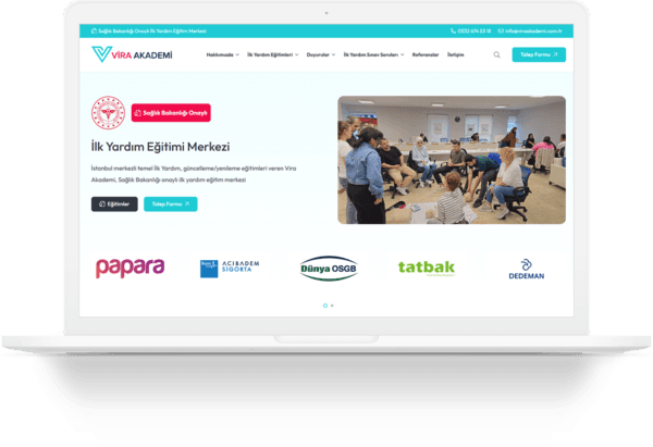 vira akademi wordpress web sitesi tasarimi 1